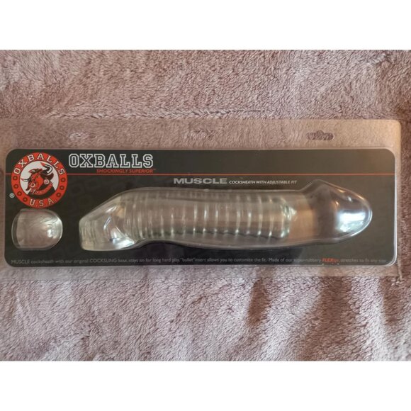 Oxballs "Muscle" Cocksheath in clear - Picture 1 of 2